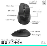 Logitech Signature Comfort Plus Combo MK880 Keyboard and Mouse - Graph