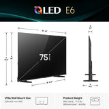 Sharp 75IN 4K LFD Professional Display 350Nits 16/7 High Haze Anti-Glare Portrait/Landscape Metal Chassis Input Detect TileMatrix