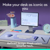 Logitech POP ICON Keys Wireless Bluetooth Keyboard, Comfortable Typing