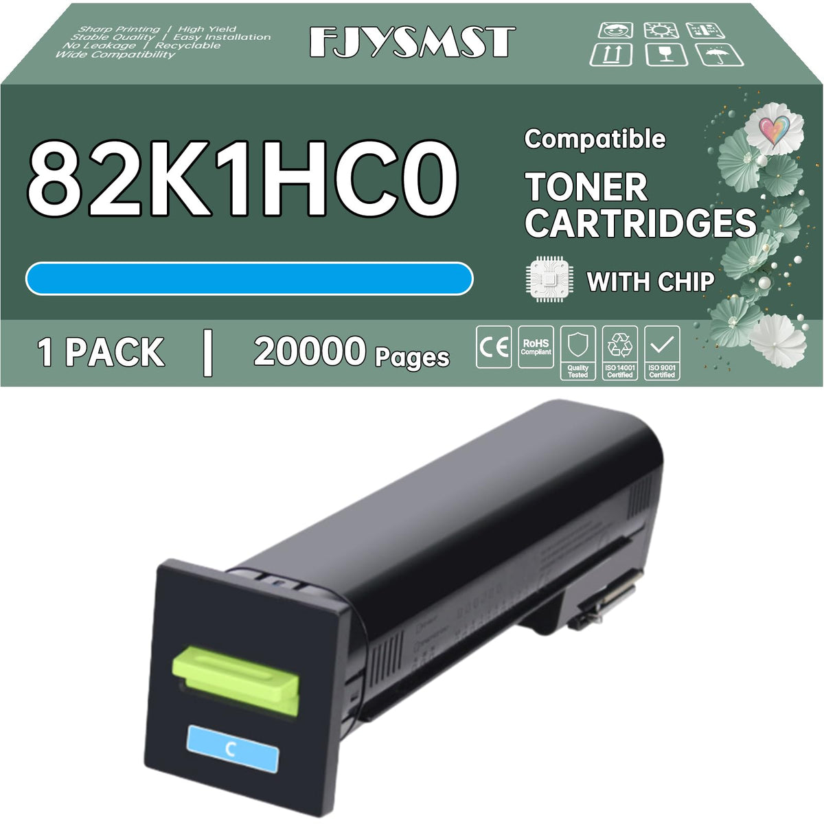 Compatible for Lexmark 72K10K0 82K1HC0 82K1HM0 82K1HY0 Return Toner Ca