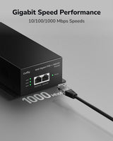 Injecteur PoE+ 2 ports StarTech, Ethernet 10/100/1000M/1G, PoE/PoE+ (802.3af/802.3at), 30 W, montage mural, alimentation en ligne non gérée