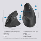 Souris rechargeable sans fil verticale Kensington Pro Fit Ergo MY630 EQ