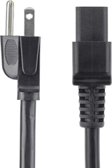 StarTech.com 10ft (3m) Heavy Duty Power Cord, NEMA 5-15P To C19 AC Pow