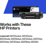 HP 134X, Cartouche de toner haute capacité, Noir, W1340X 1 pack