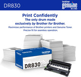Brother Genuine DR830 Drum Unit for 15,000 Pages