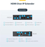 StarTech.com HDMI Over IP Extender Kit with Video Wall Support - 1080p