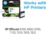 HP 933XL Cyan Officejet Ink Cartridge (CN054AN)