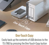 QNAP TS-216G-US - The Most Affordable 2-Bay 2.5GbE Desktop NAS, Equipp