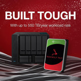 Seagate IronWolf 4TB NAS Internal Hard Drive CMR 3.5 Inch SATA 6Gb/s 5