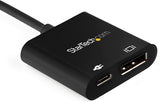 StarTech.com USB C to DisplayPort Adapter with Power Delivery - 8K 60H