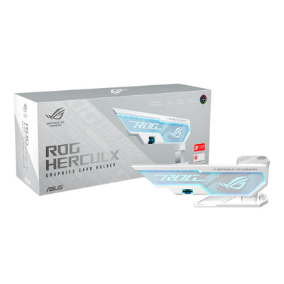 ASUS ROG Herculx Graphics Card Holder White Edition (Tool-Free Design,