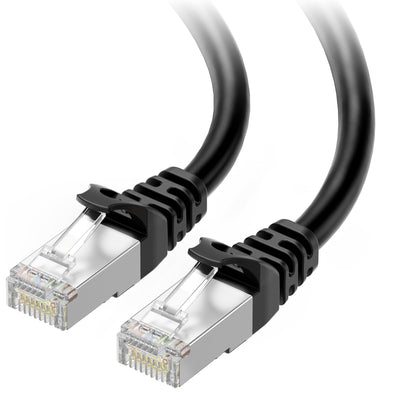 25ft Red CAT6a Ethernet Cable, Snagless RJ45, 10G, 100W PoE, S/FTP, LSZH, 27AWG Pure Bare Copper, 500MHz, Shielded Network Patch Cord