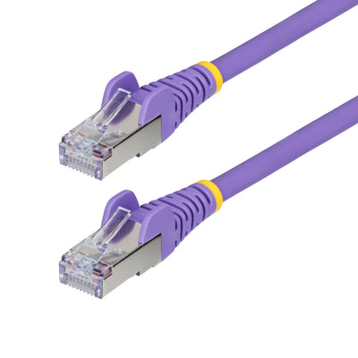 StarTech.com 50ft Purple CAT6a Ethernet Cable, Snagless RJ45, 10GbE, 1