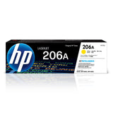 HP 206A (W2112A) Yellow Original Toner Cartridge L Yellow