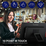 ViewSonic TD2223 22 Inch 1080p 10-Point Multi IR Touch Screen Monitor