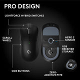 Souris de jeu Logitech PRO X SUPERLIGHT 2 SE noir