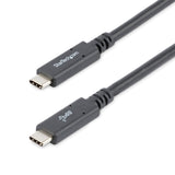 StarTech.com USB C to USB C Cable - 6 ft / 1.8m - 5A PD - Certified Wo