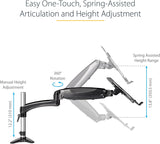 StarTech.com Desk Mount Laptop Arm, Articulating Arm for Laptop or Sin