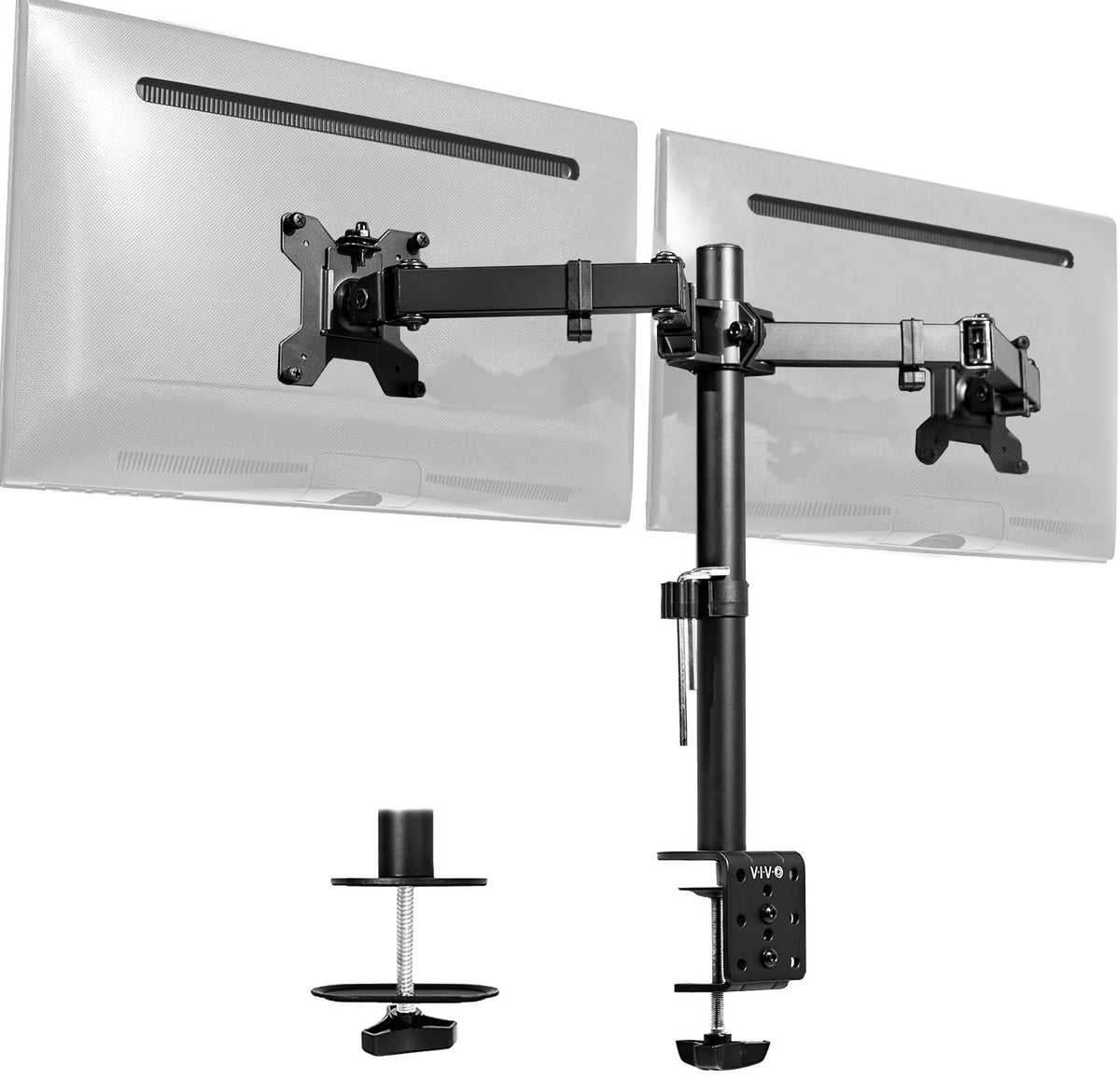 Bras de support double écran ViewSonic