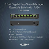 Netgear GS308EPP Commutateur intelligent Gigabit PoE+ à 8 ports