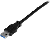 StarTech.com 2m 6 ft Certified SuperSpeed USB 3.0 A to B Cable Cord -