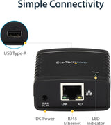 Startech PM1115U2 USB Network LPR Print Server