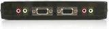 StarTech.com 4 Port Black USB KVM Switch Kit with Cables and Audio - D