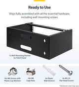 StarTech.com Rack Réseau Mural 4U - 35,5 cm de Profondeur (Profil Bas) -