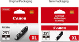 Canon CLI-251XL BK Compatible to iP7220,iX6820,MG5420,MG5520/MG6420,MG
