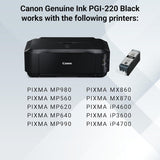 Canon Véritable cartouche d'encre Canon PGI-220, noir non applicable