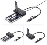 StarTech USB-C/USB-A to M.2 NVMe and 2.5in/3.5in SATA Adapter, 10Gbps