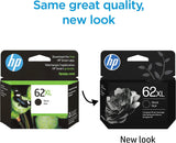 C2P05AN (HP 62XL) High-Yield Ink, 600 Page-Yield, Black 1-Pack, High Y