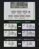 BN-LINK 8 Outlet Surge Protector with 7-Day Digital Timer (4 Outlets T