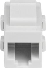 StarTech.com White Cat 6 RJ45 Keystone Jack Network Coupler F/F - RJ45