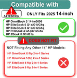 2 Pack 9H Hardness Tempered Glass Screen Protector for 2025 New HP Omn