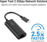 ASUS USB-C2500 V2 2.5Gbps Type-C Wired Network Adapter, RJ45 LAN, USB-