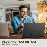 Moniteur portable ViewSonic VA1653 16 pouces 1080p FHD IPS avec protection oculaire