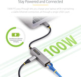 StarTech.com 2.5GbE USB-C to Ethernet Adapter, 100W PD Pass-Through, N