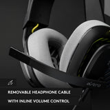 Logitech G Astro A10 Gen 2 Cross-Platform Wired Gaming Headset for Pla