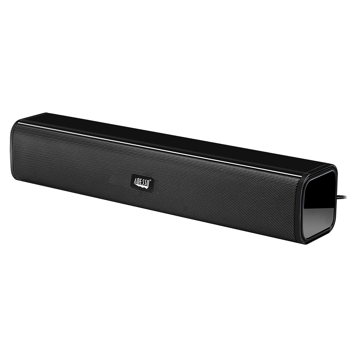 Adesso Xtream S5 USB-Powered Sound Bar Speaker – 10W Stereo Output, Du