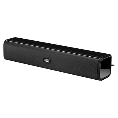 Adesso Xtream S5 USB-Powered Sound Bar Speaker – 10W Stereo Output, Du