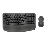 Logitech Wave Keys MK670 Combo, Wireless Ergonomic Keyboard with Signa