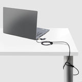 StarTech.com Nano Laptop Cable Lock, 6.6ft (2m), Anti-Theft Keyed Lock