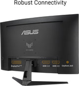 ASUS TUF Gaming 31.5” 1440P Curved HDR Gaming Monitor (VG32WQ3B) – QHD