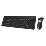 Clavier et souris sans fil - Adesso WKB-5300CB avec interrupteur à ciseaux