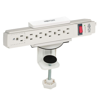Tripp Lite Power Strip Holder, Desk Clamp Power Strip Mount, Surge Pow