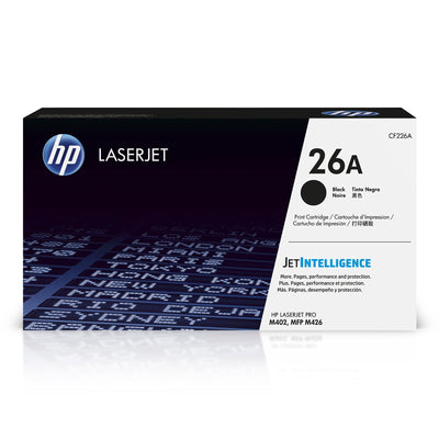 HP 26A (CF226A) Black Original Toner Cartridge Single Regular