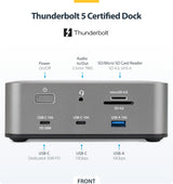 Station d'accueil Thunderbolt 5 StarTech, double 8K 60Hz, triple 4K pour Windows, j'usqu'à