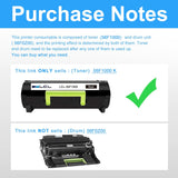 LCL Compatible Toner Cartridge for Lexmark 56F1000 (1-pack,Black) for