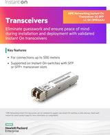 Aruba ION 1G SFP LC SX 500M MMF XCVR PL I5